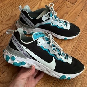Nike Men 9.5 React Element 55 Sneakers